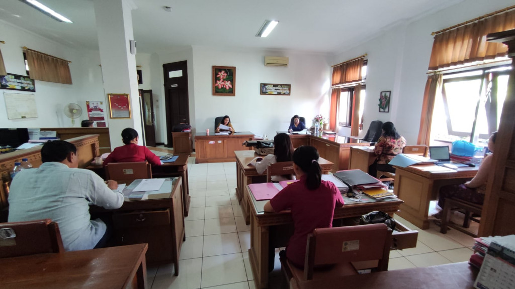 Bidang Linjamsos Gelar Rapat Staf